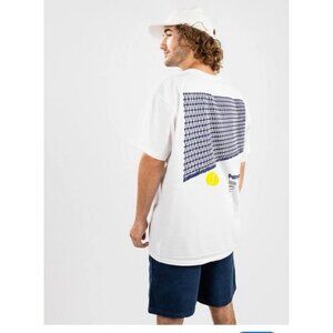 Paterson Men’s white tennis net t-shirt Large Nwt